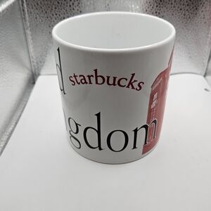 Starbucks United Kingdom City Mug Collector Series Phone Booth Red and White Mug